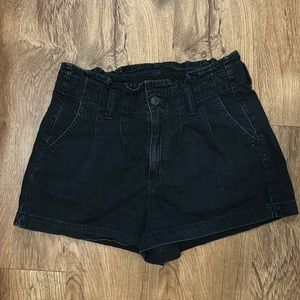 American Eagle black jean shorts, size 4